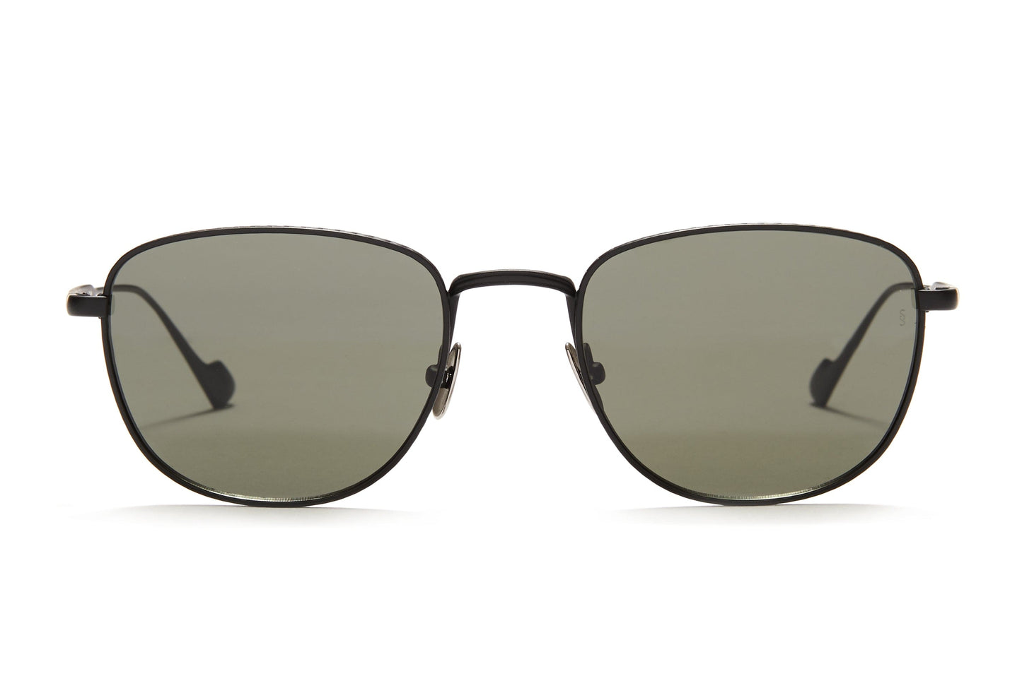 Sunday Somewhere Cam in Black Unisex Metal Sunglasses