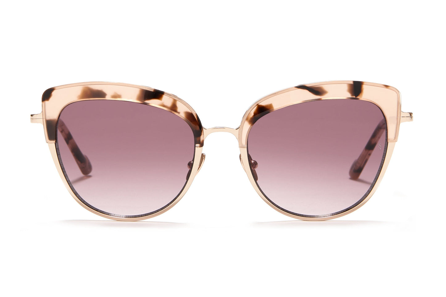 Sunday Somewhere Margot in Pink Tort Women's Cat-Eye Combination Sunglasses
