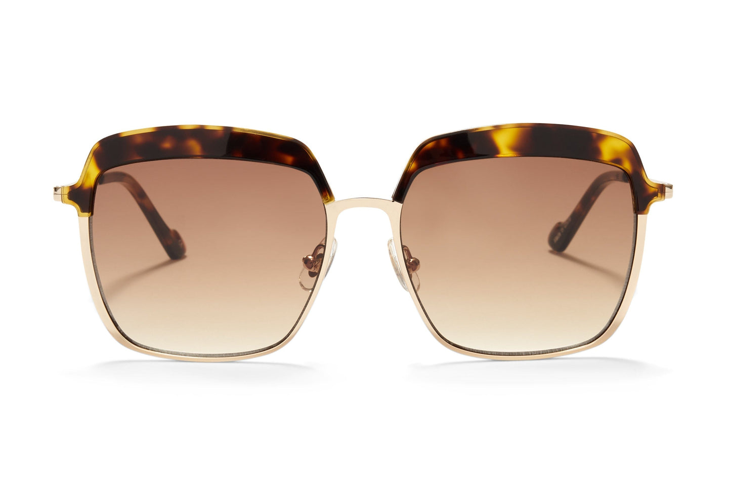 Sunday Somewhere Stella in Tort Unisex Oversized Combination Sunglasses