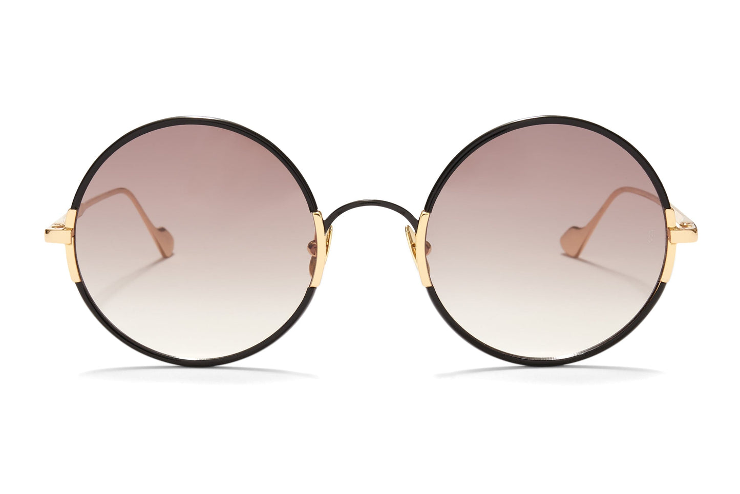 Sunday Somewhere Yetti Duo in Black Unisex Round Sunglasses