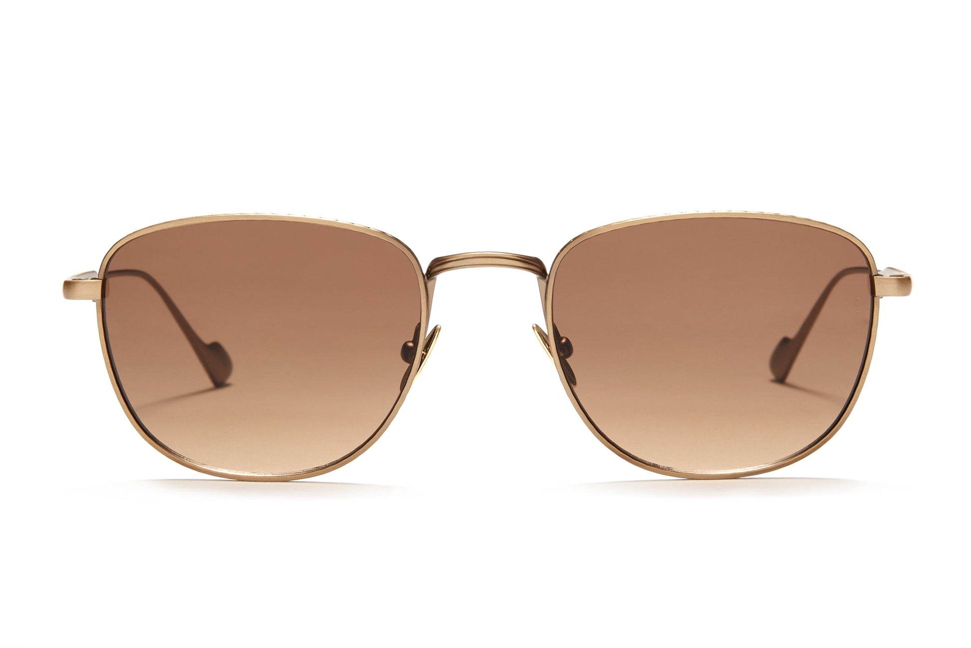 Sunday Somewhere Cam in Antique Gold Unisex Metal Sunglasses 