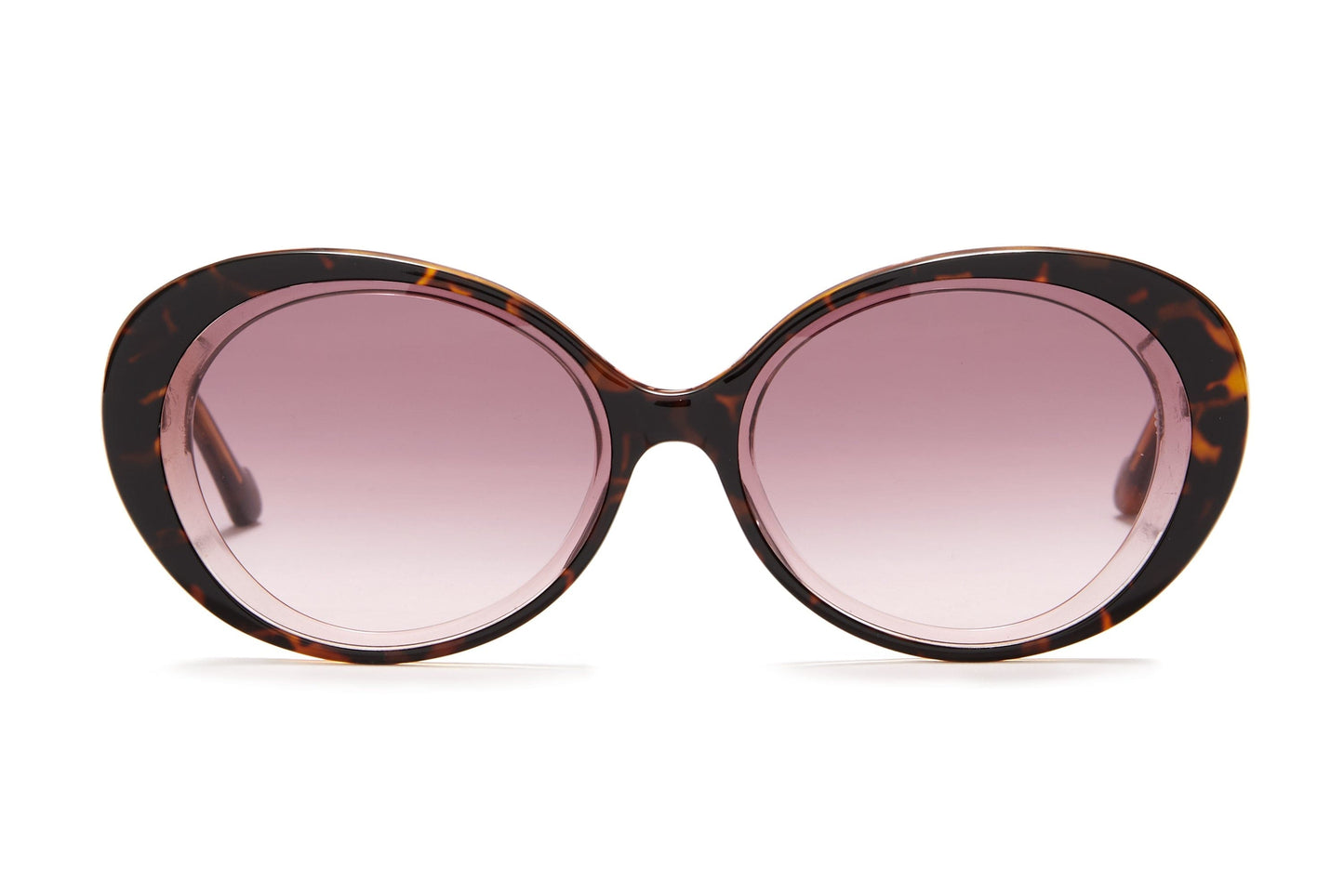 Sunday Somewhere Juniper in Purple Tort Women's Round Acetate Sunglasses