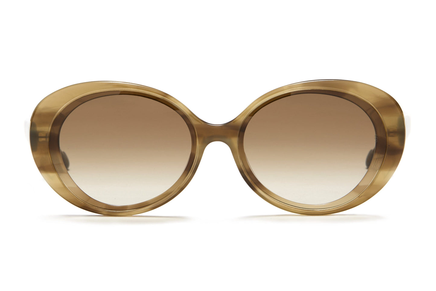 Sunday Somewhere Juniper in Olive Women's Round Acetate Sunglasses