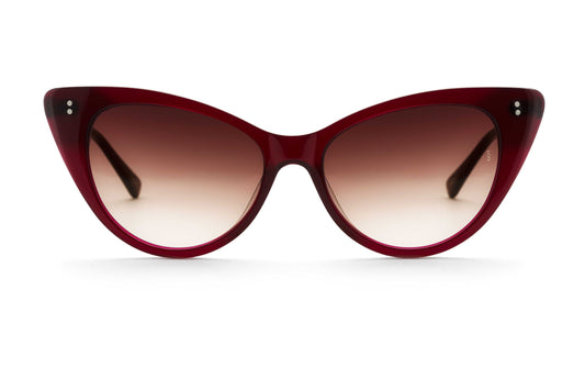 Piper cat-eye sunglasses in red