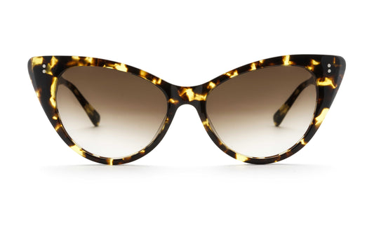 Piper cat-eye sunglasses in tokyo tort