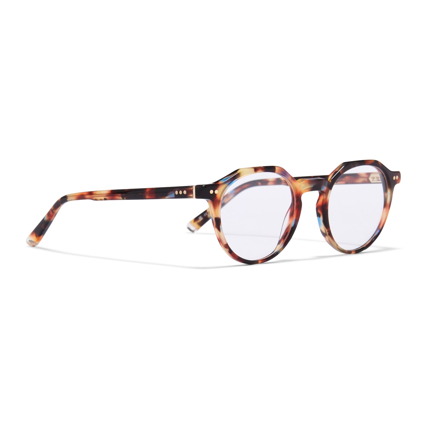 TM019-C5 Tortoiseshell with Blue Injection /Gold