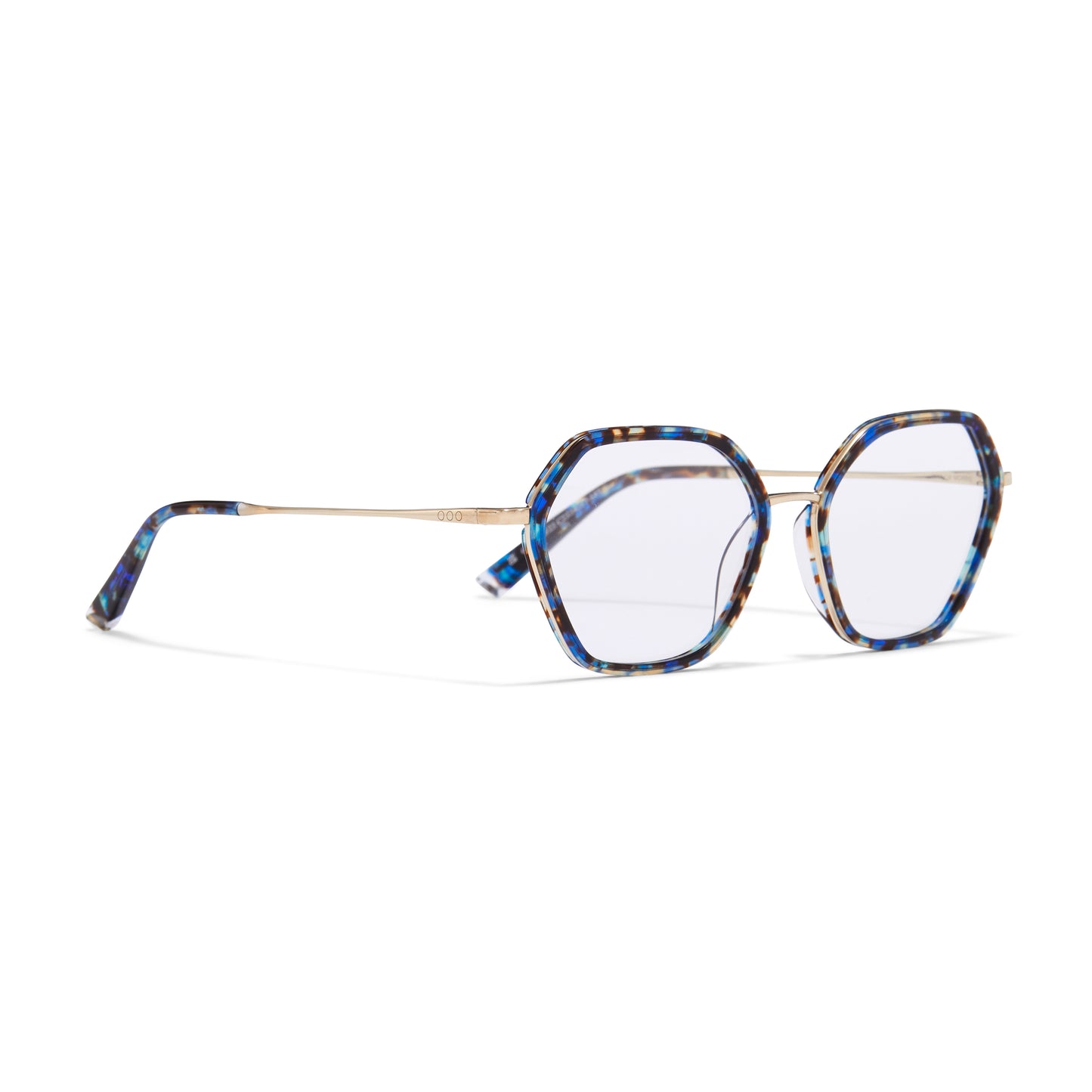 TM023-C2 Tortoiseshell with Blue Injection /Gold